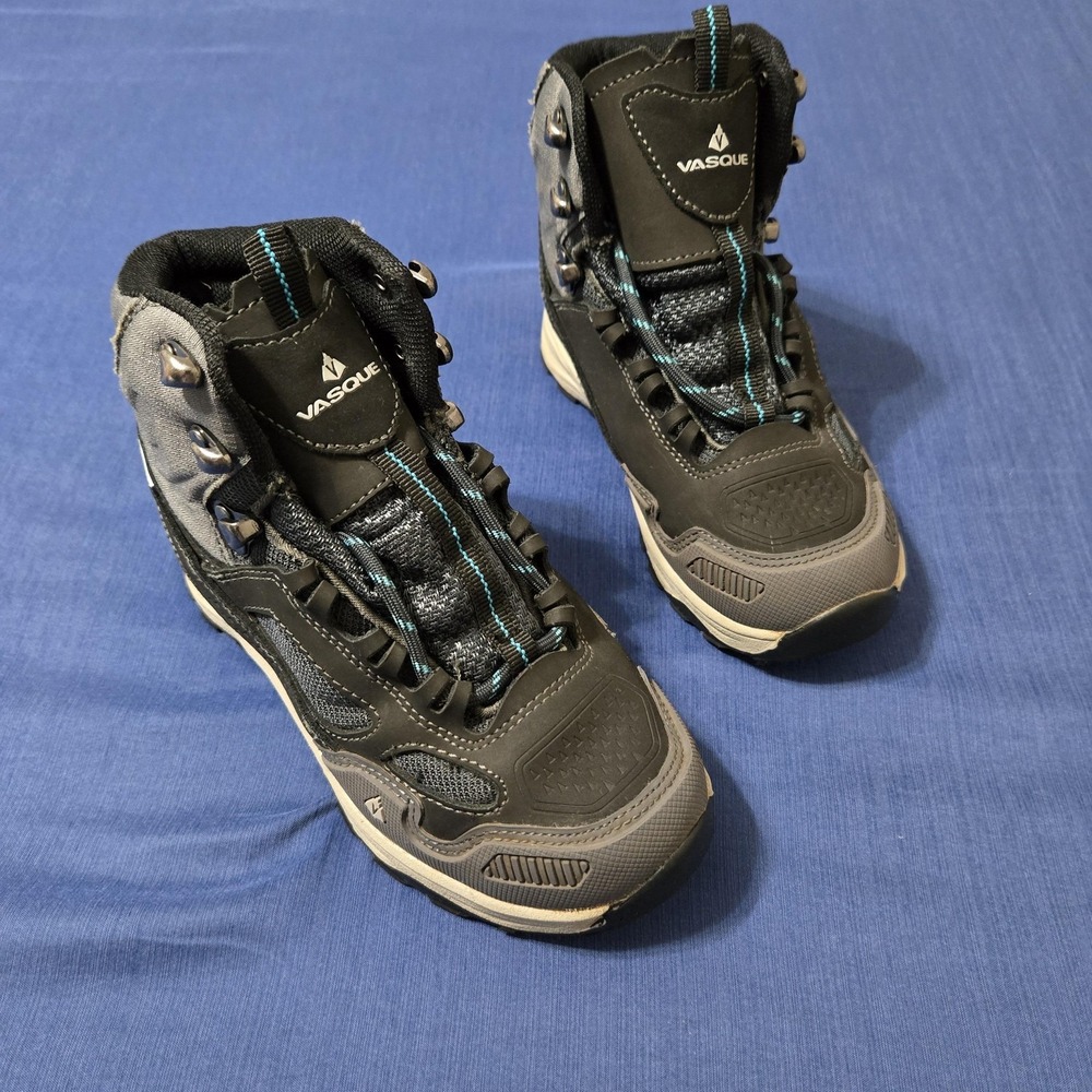 Vasque Snow Boots Little Kids Size 13 Gray Waterproof Hiking Lace Up Winter